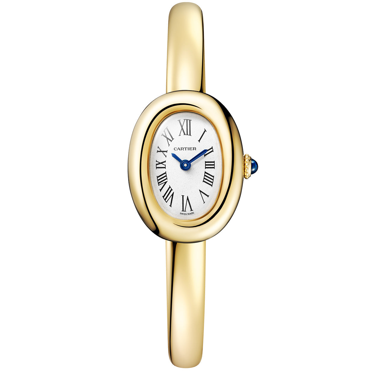 Cartier Baignoire Mini Size 16 18ct Yellow Gold Ladies Bangle Watch