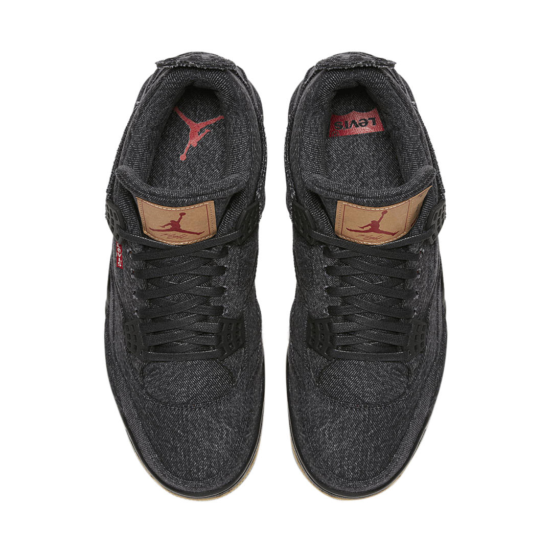 Levi's x Air Jordan 4 Black Denim AO2571-001