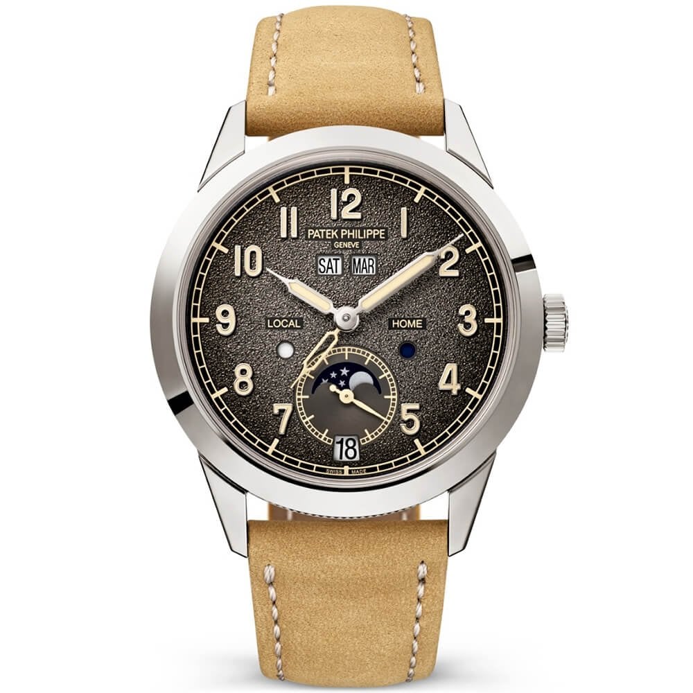 Patek Philippe Complications Annual Calendar Travel Time 41mm Anthracite Dial Watch