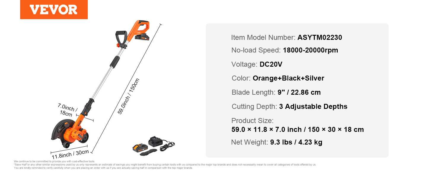 battery powered grass edger