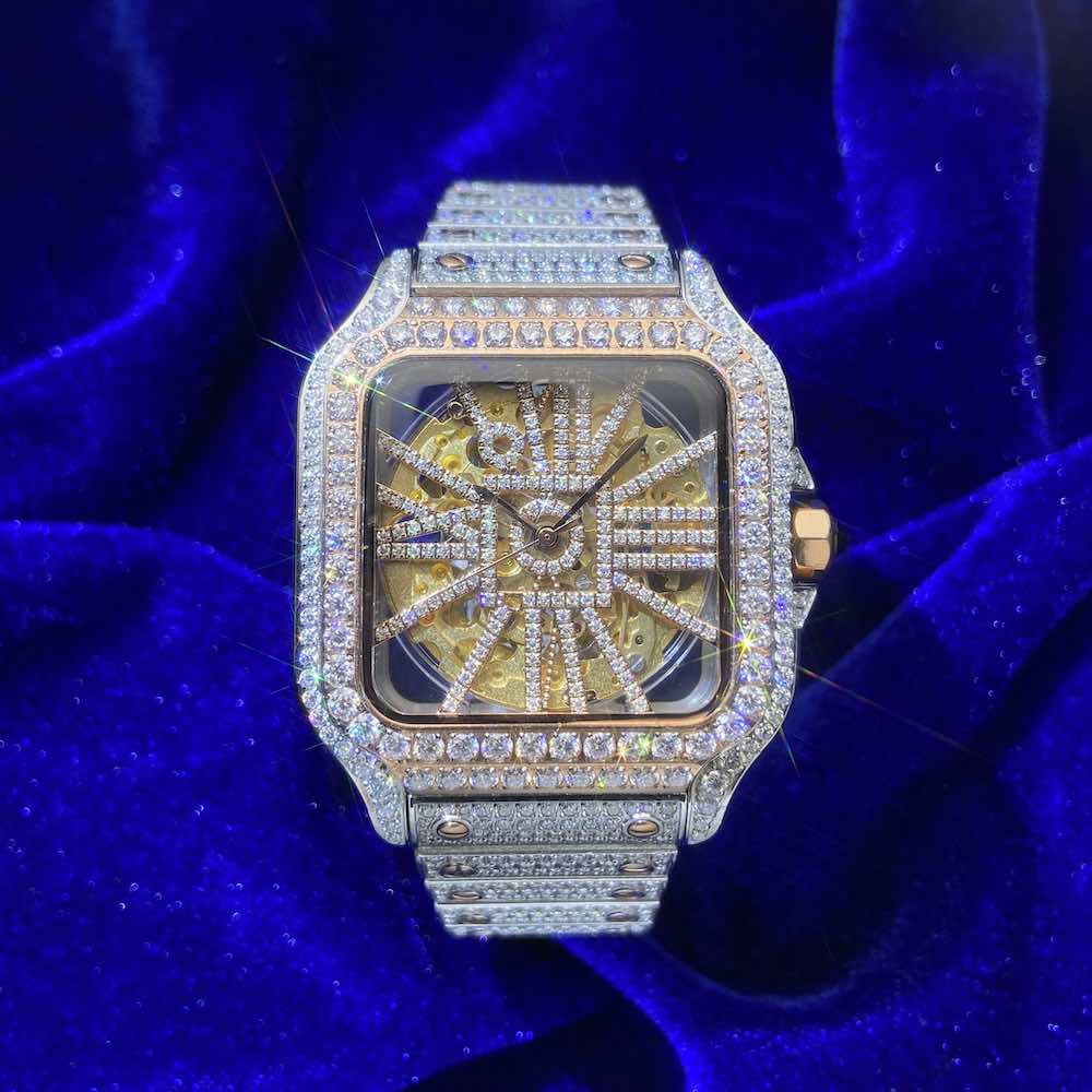Iced out watch-Yika Jewelry