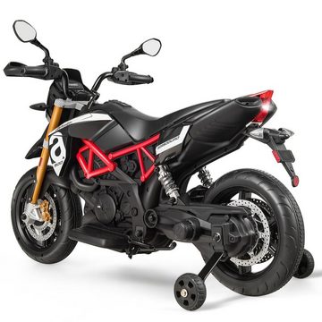 COSTWAY electric children's motorcycle, with training wheels, LED & music