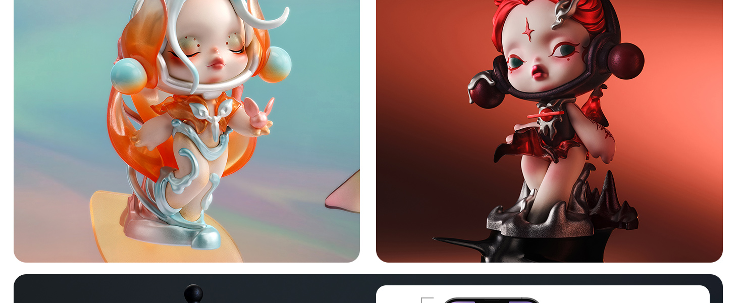 SKULLPANDA The Sound Series Figures
