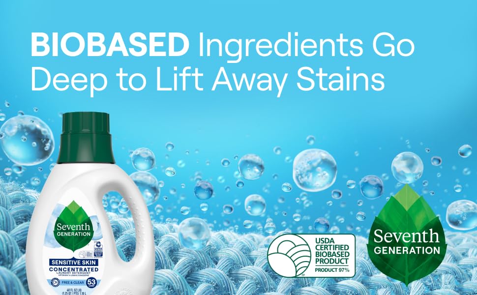 Biobased ingredients go deep to lift away stains