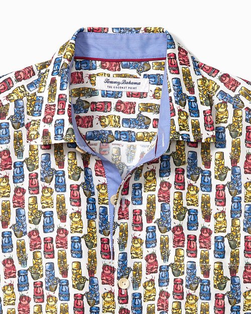 Big and Tall Coconut Point Tini Tiki IslandZone Camp Shirt111