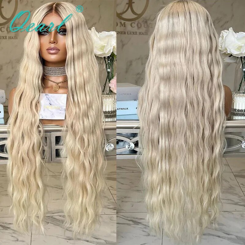 Deep Loose Wave Full Lace Wig Real Human Hair Lace Frontal Wigs 34