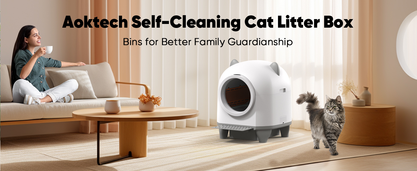 self cleaning litter box