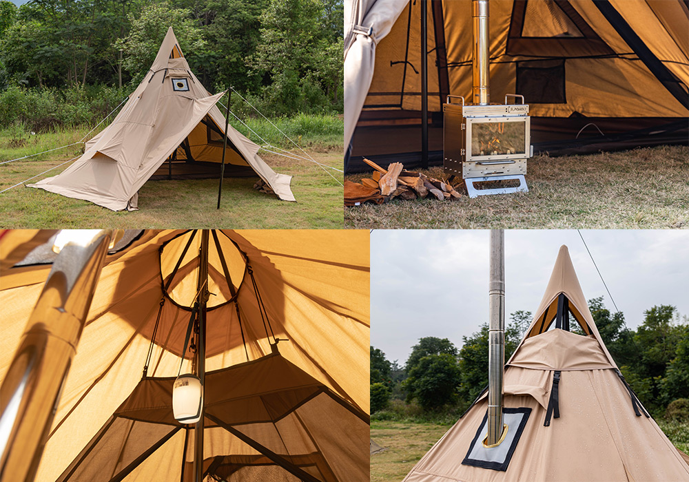 PEAK teepee tent details