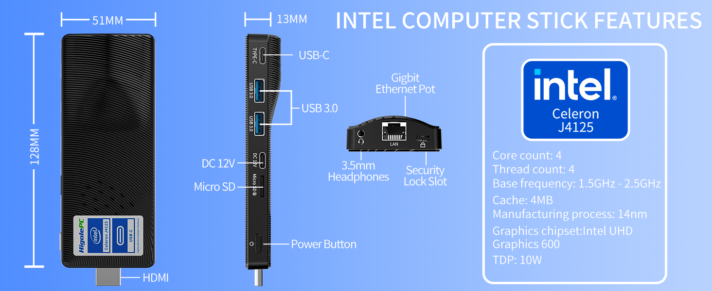 Intel Computer Stick Features