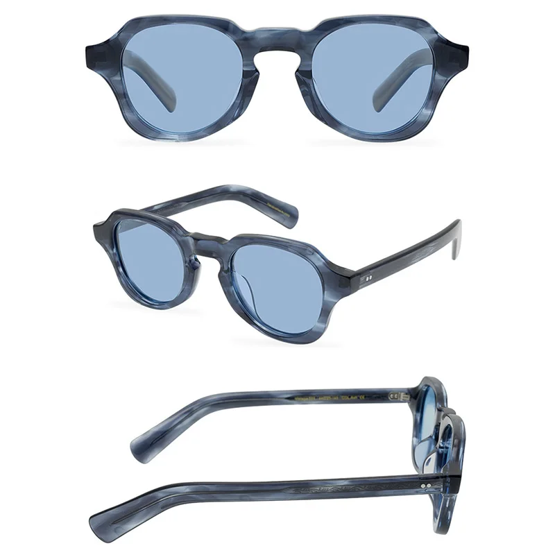 Belight Optical Acetate Handmade Quality Classical Design Women Men UV400 Protection with Case Oculos LEMTOSH Sunglasses 533