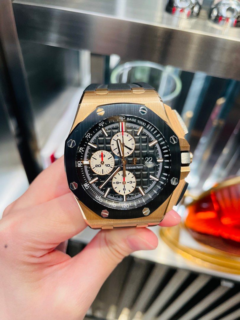 Audemars Piguet Offshore Chronograph 26401RO.OO.A002CA.01, 名牌, 手錶- Carousell