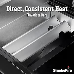 direct heat, flavorizer bars, high heat pellet grill, pellet accessories, pellet smoker, webber