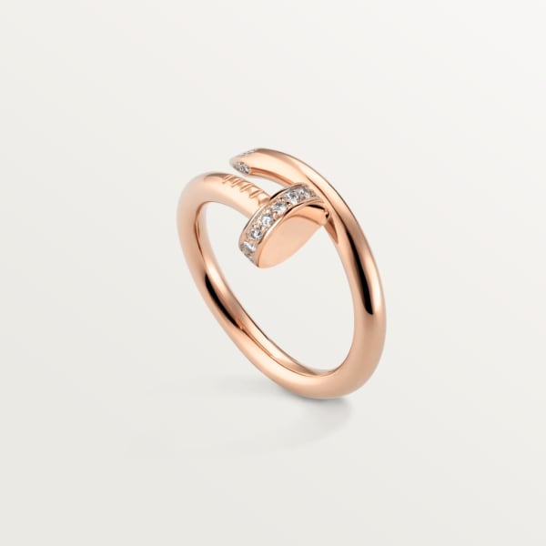 Juste un Clou ring Rose gold, diamonds