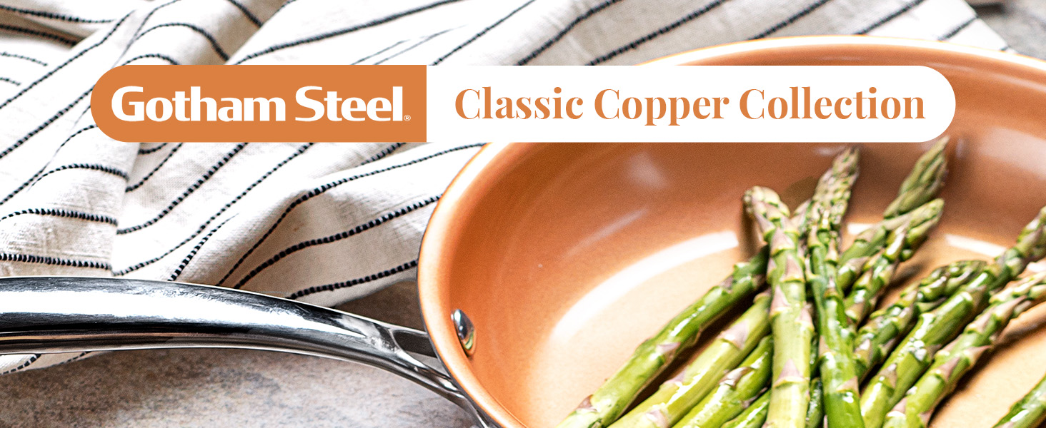 Copper Pots and Pans Set Nonstick Cookware Set, Pot and Pan Set, Kitchen Cookware Sets, Ceramic