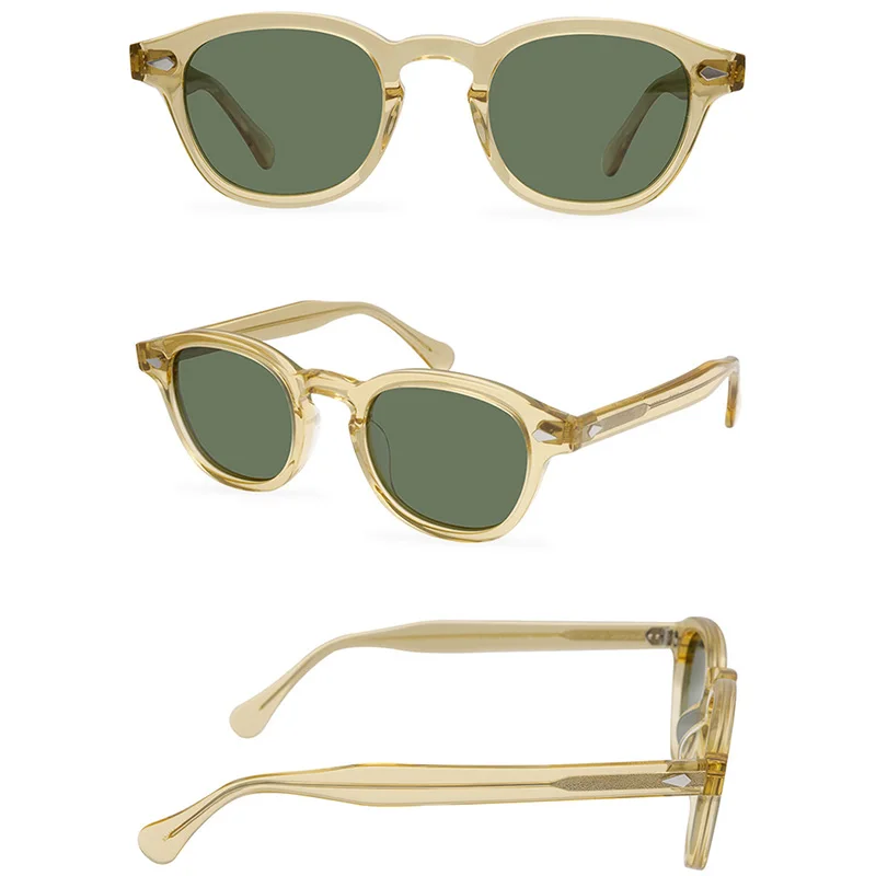 Belight Optical Acetate Handmade Quality Classical Design Women Men UV400 Protection with Case Oculos LEMTOSH Sunglasses