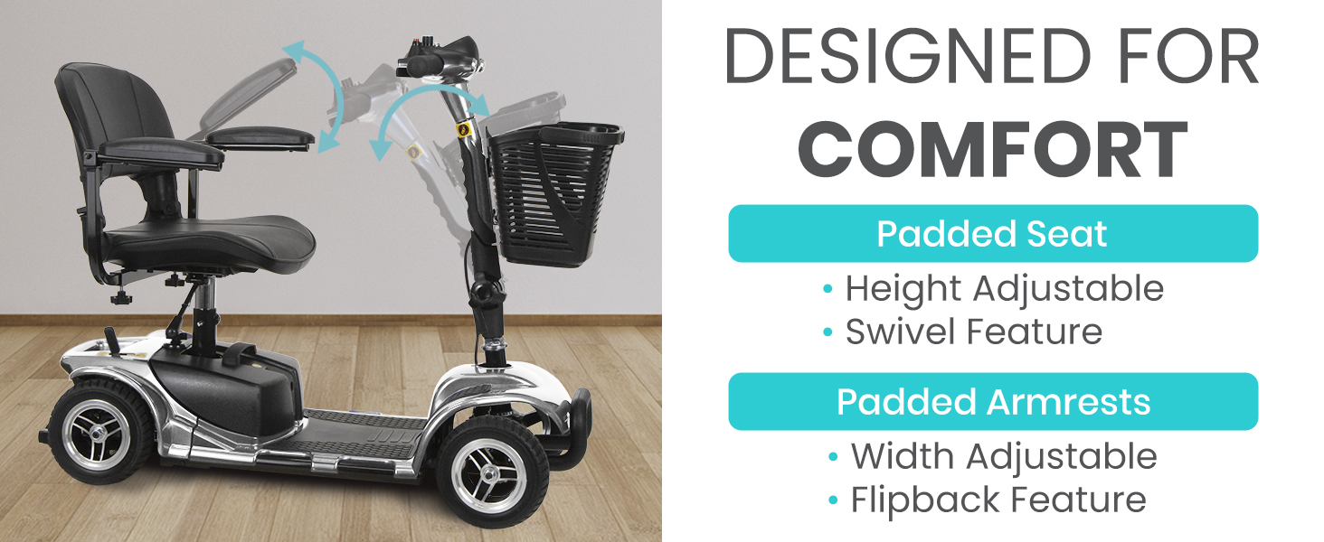 mobility scooter wheelchair for adults, seniors