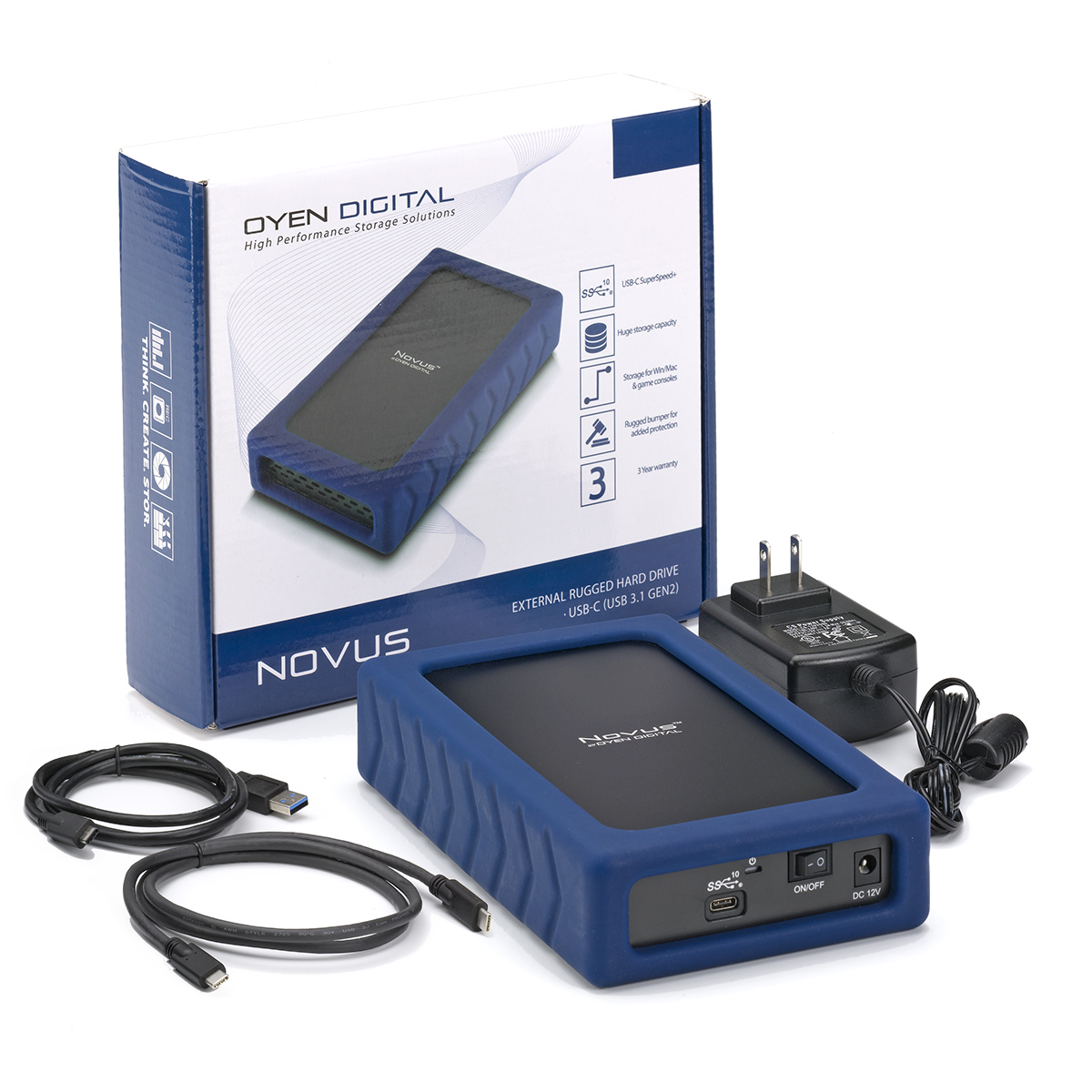 Novus External Hard Drive with box