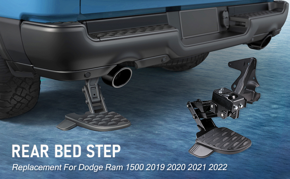 Rear Bed Step Retractable Bumper Step