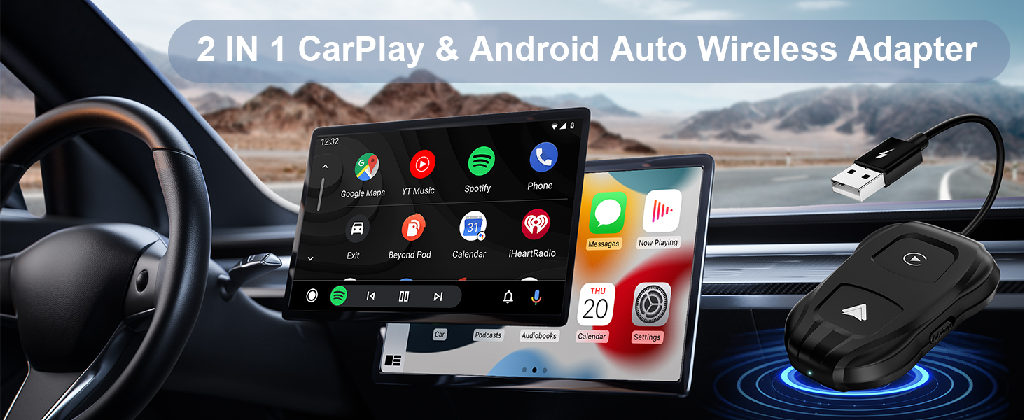 Wireless Carplay/Android Auto Adapter