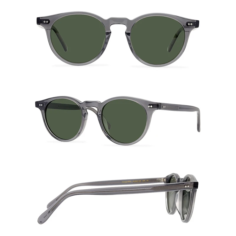 Belight Optical Japan Handmade Quality Cool Vintage Retro Women Men UV400 Protection with Case Oculos Punk Sunglasses 9563