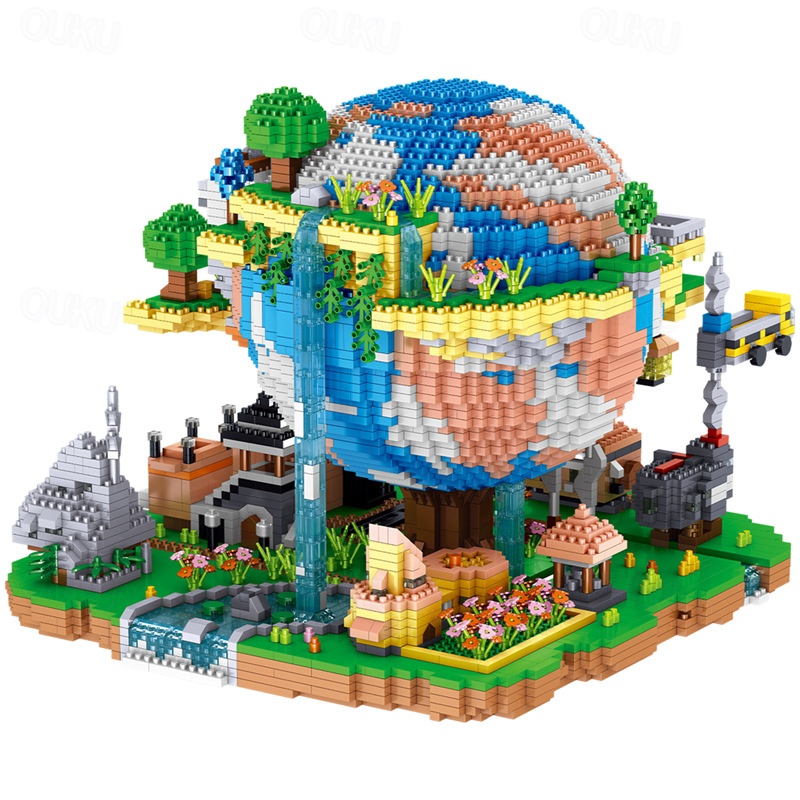 rchitecture Global Village Micro Building Blocks Set5452PCS - Architectural Model Toys Gifts for Kid and Adult 2024 - US $121.99 –P9