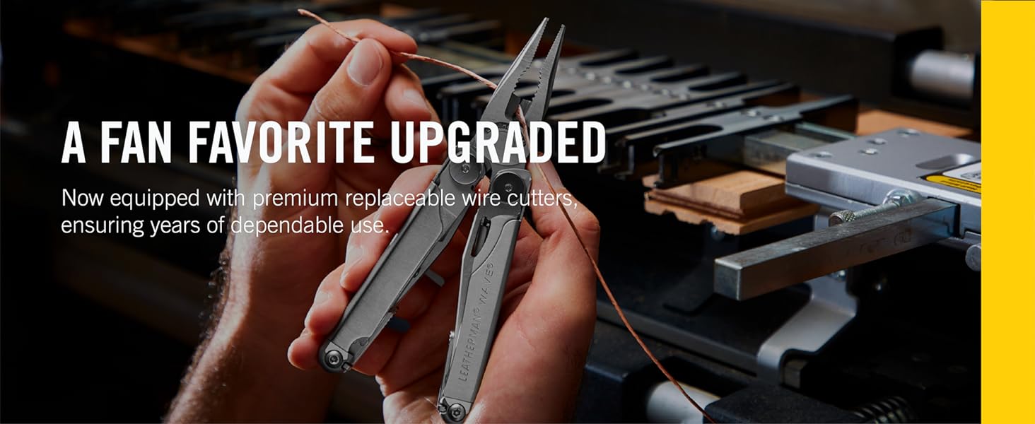 A Fan Favorite Upgraded—Now equipped with premium replaceable wire cutters