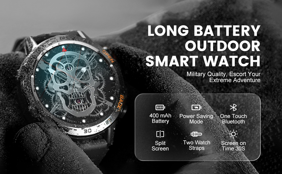 SUNKTA MILITARY SMART WATCH FOR MEN