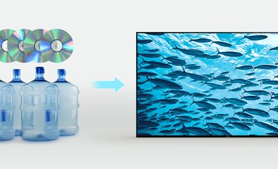 Sony TVs are designed with the environment in mind