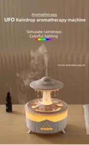 simulation water drop humidifier aroma diffuser   large capacity intelligent spray atomizer details 0