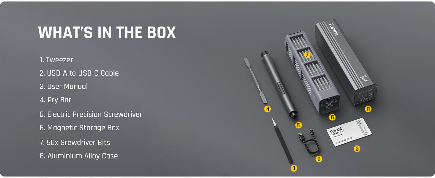 E1 MAX Precision Electric Screwdriver