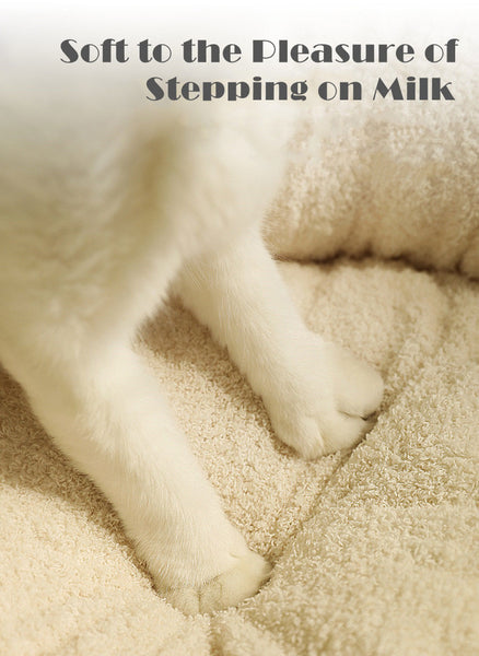 Soft Cat Bed Sheep shape Warm Soft Fleece 3Color Pet Nest