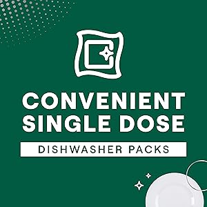 Seventh Generation Dishwasher Detergent Packs Free and Clear