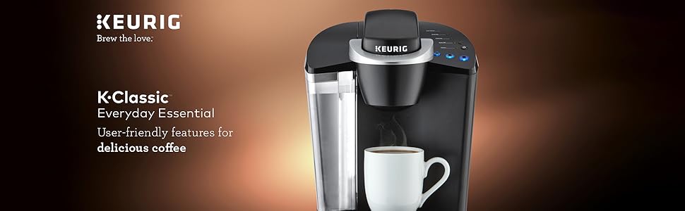 Keurig K-Classic Single Serve K-Cup Pod Coffee Maker