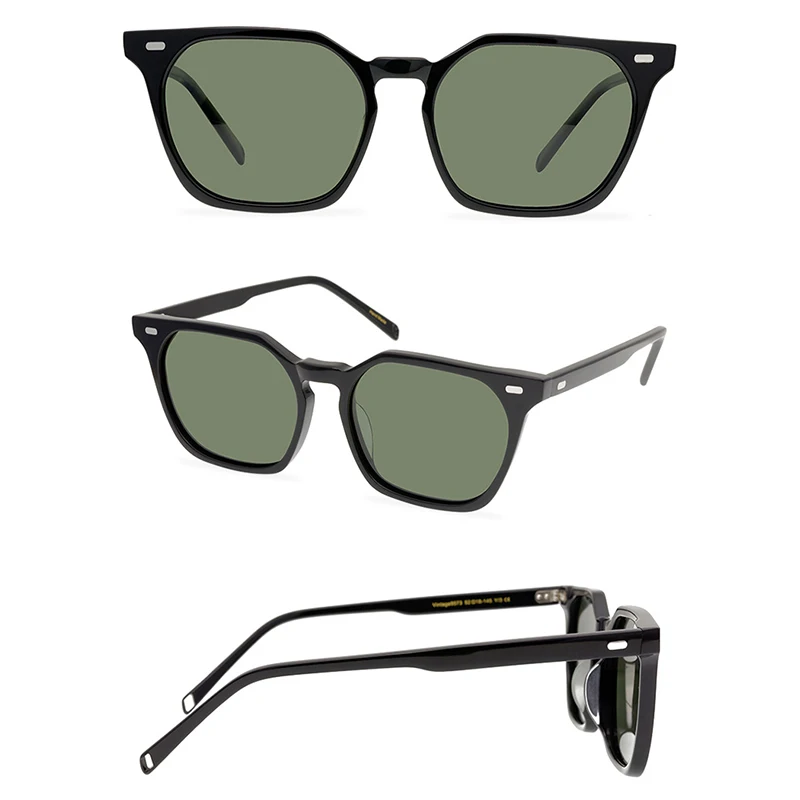 Belight Optical New Arrival Handmade Quality Cool Vintage Retro Women Men UV400 Protection with Case Oculos  Sunglasses 9573