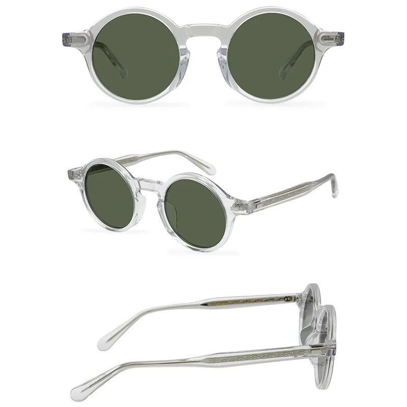 Belight Optical Acetate Handmade Quality Classical Design Women Men UV400 Protection with Case Oculos LEMTOSH Sunglasses 532