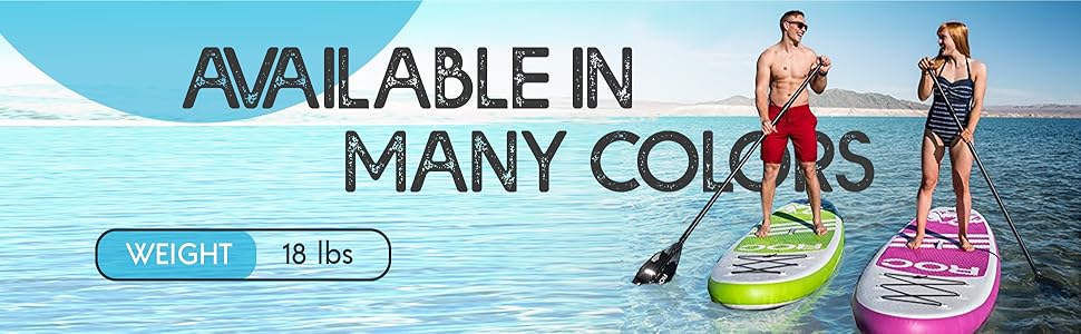 Roc Inflatable Stand Up Paddle Boards with Premium SUP Paddle Board Accessories