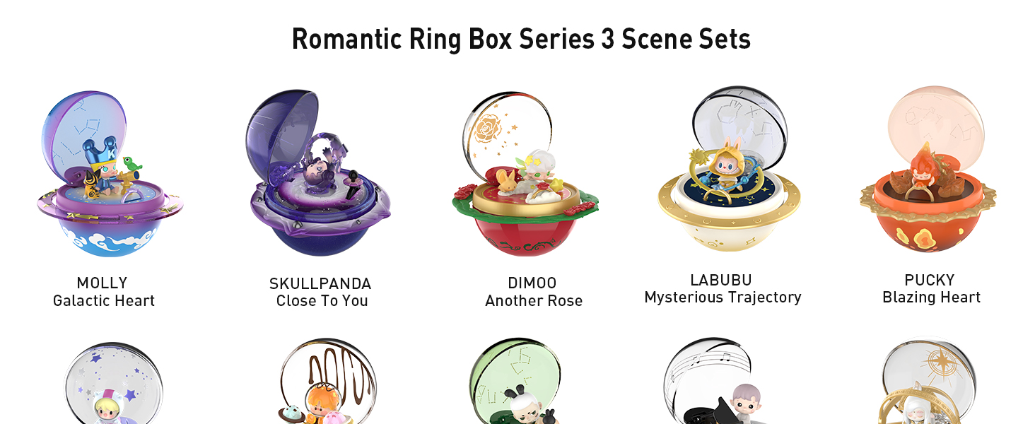 Romantic Ring Box Series 3 Scene Sets
