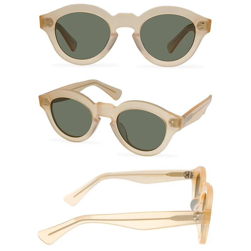 Belight Optical Handmade Quality Cool On The Mask Women Men UV400 Protection with Case Oculos Punk Sunglasses MA133402