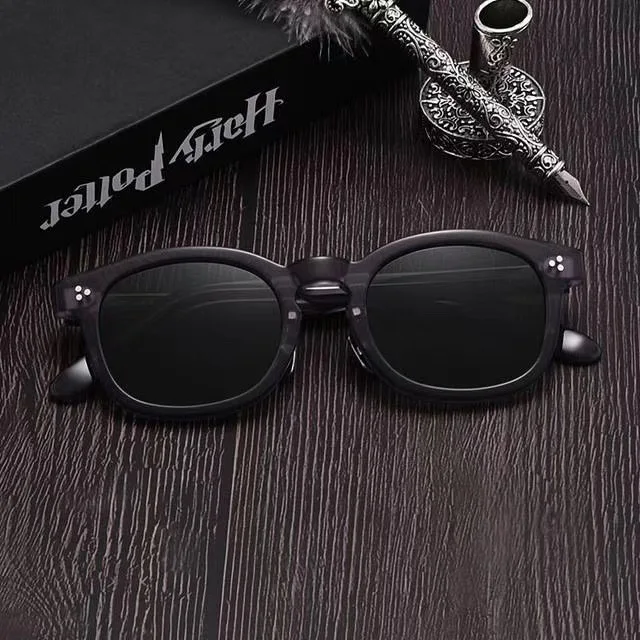 Belight Optical Japan Design Acetate Material with Rivert  Cool Fashion Men Women  Transparent Sunglass F2055