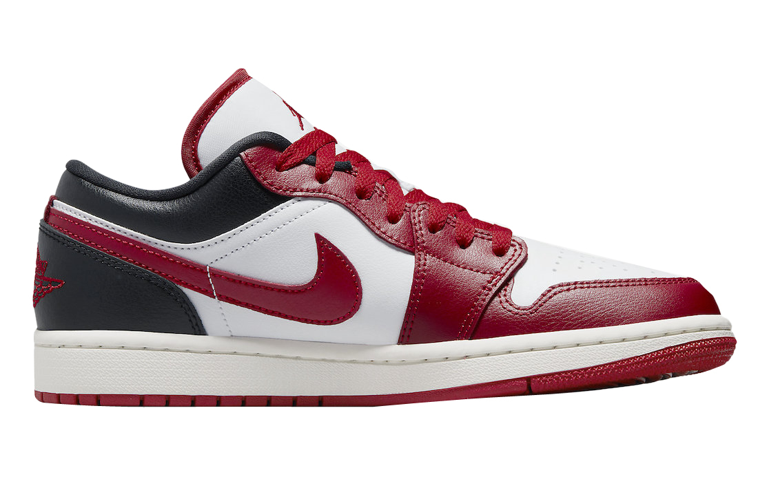 Air Jordan 1 Low WMNS White Red Black DC0774-160