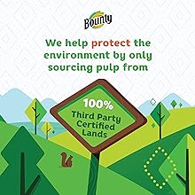 We help protect the environment by only sourcing pulp from 100% third party certified lands