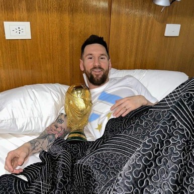 SIUjerseys-Three Star Argentina Champion Shirt 2022 World Cup