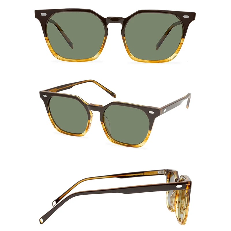 Belight Optical New Arrival Handmade Quality Cool Vintage Retro Women Men UV400 Protection with Case Oculos  Sunglasses 9573