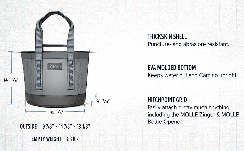 YETI Camino Dimensions