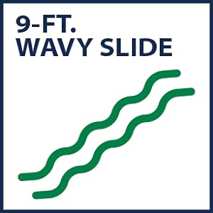 9 foot wavy slide