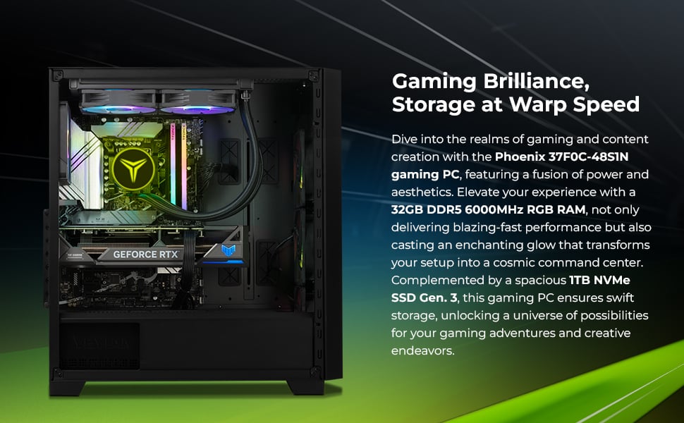 YEYIAN YPI-PG37F0C-48S1N Phoenix Gaming PC