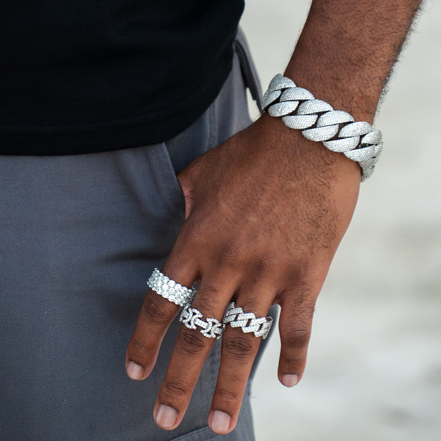 Iced out watch-Yika Jewelry