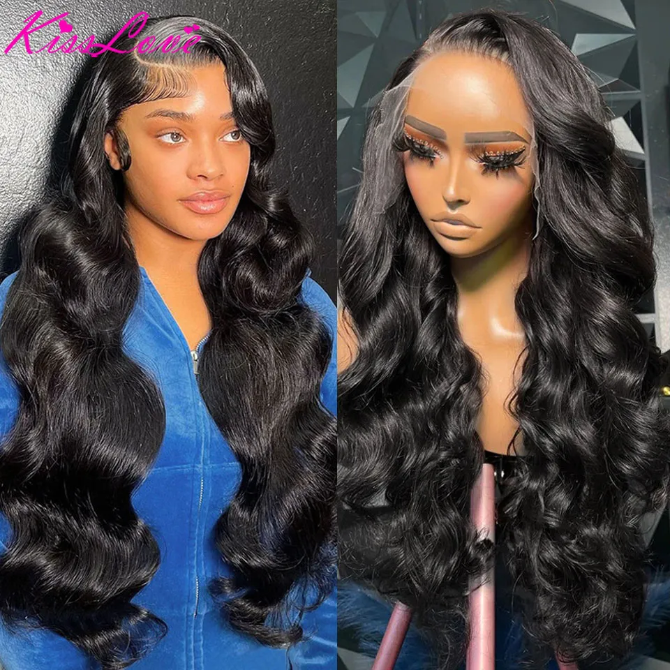 Body Wave 13x4/13x6 HD Lace Front Human Hair Wigs Pre Plucked Brazilian 360 Full Lace Frontal Wigs Remy 5x5 HD Lace Closure Wig