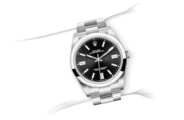 Rolex Oyster Perpetual in Oystersteel, M124300-0002 | [Retailer_Name]