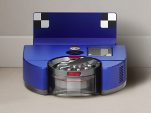 Dyson 360 Vis Nav recharging in the dock